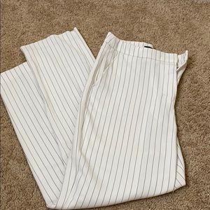Black and White Striped Pants